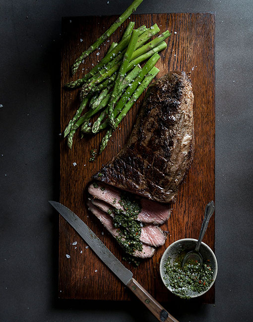 Tri Tip chimichurri asparagus 190208_7827